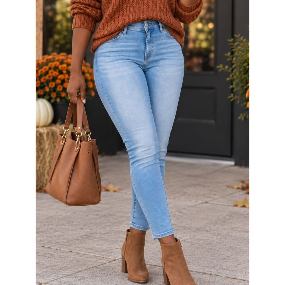 Old Navy Rockstar Super Skinny Built-In Sculpt Light Wash Jeans Women's 12